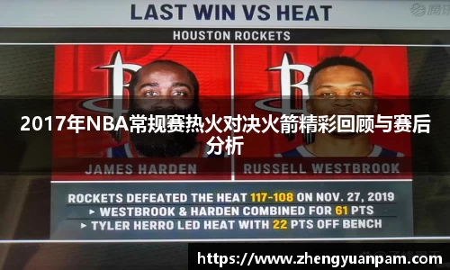 2017年NBA常规赛热火对决火箭精彩回顾与赛后分析